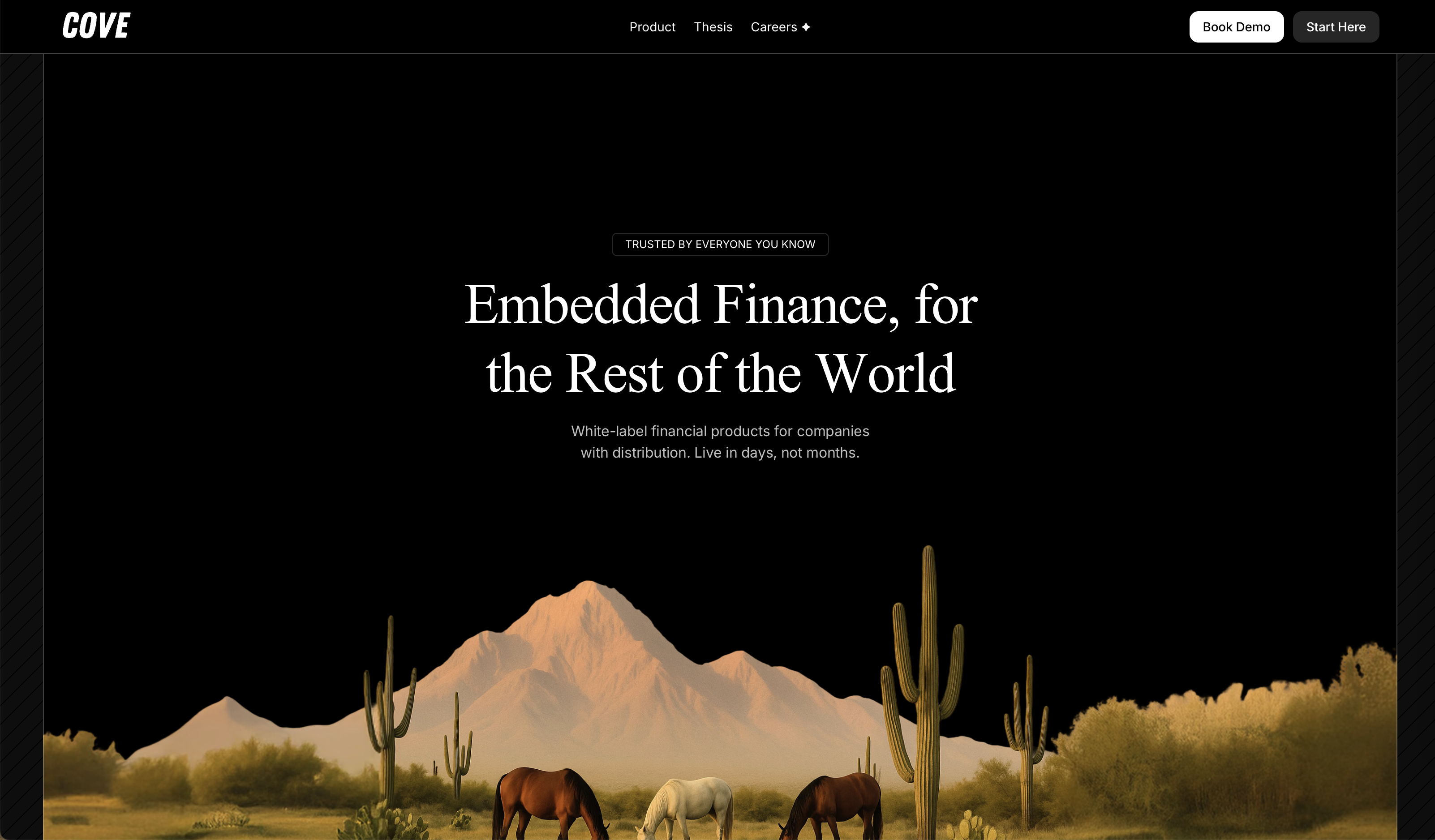 cove.dev landing page